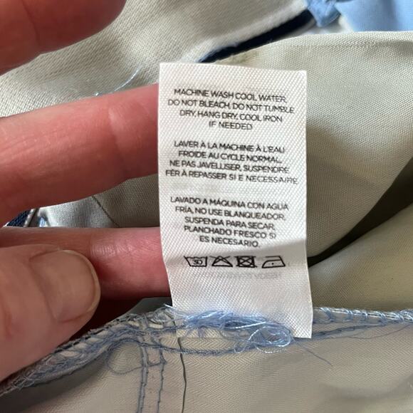 Golf Surf & Swim Co. Light Blue Riviera Tennis Print Chino Golf Shorts 32 NWT - Picture 14 of 15